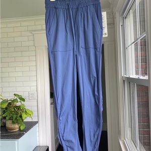 Lululemon Beyond the Studio light blue joggers, Size 0